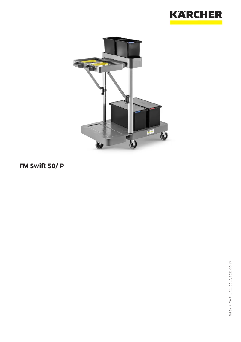 Image de la première page du manuel de l'appareil FM Swift 50/ P