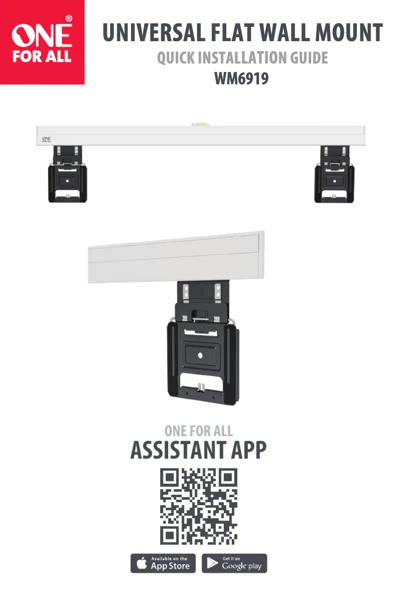 Page 1 de la notice Manuel utilisateur One for all WM 6919