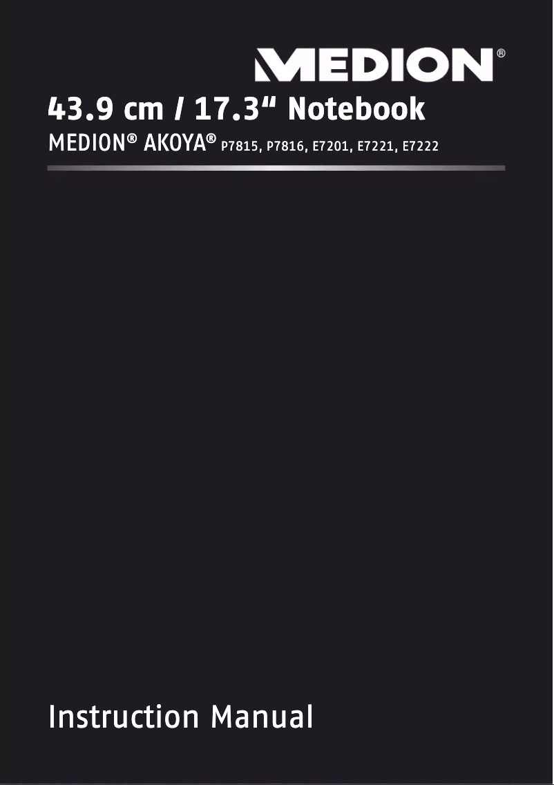 Page 1 de la notice Manuel utilisateur Medion AKOYA E7221 (MD 98402)