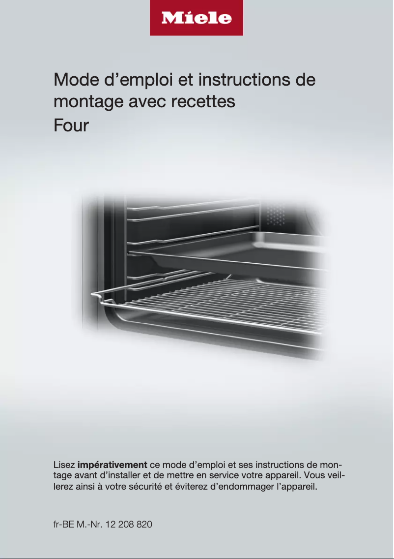 Page n°1 - Manuel utilisateur Miele H 2766 B