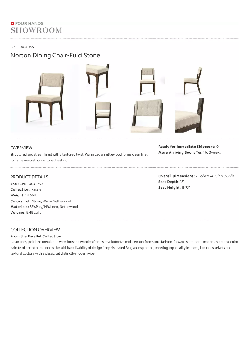 Page n°1 - Manuel utilisateur Four Hands CPRL-003J-395