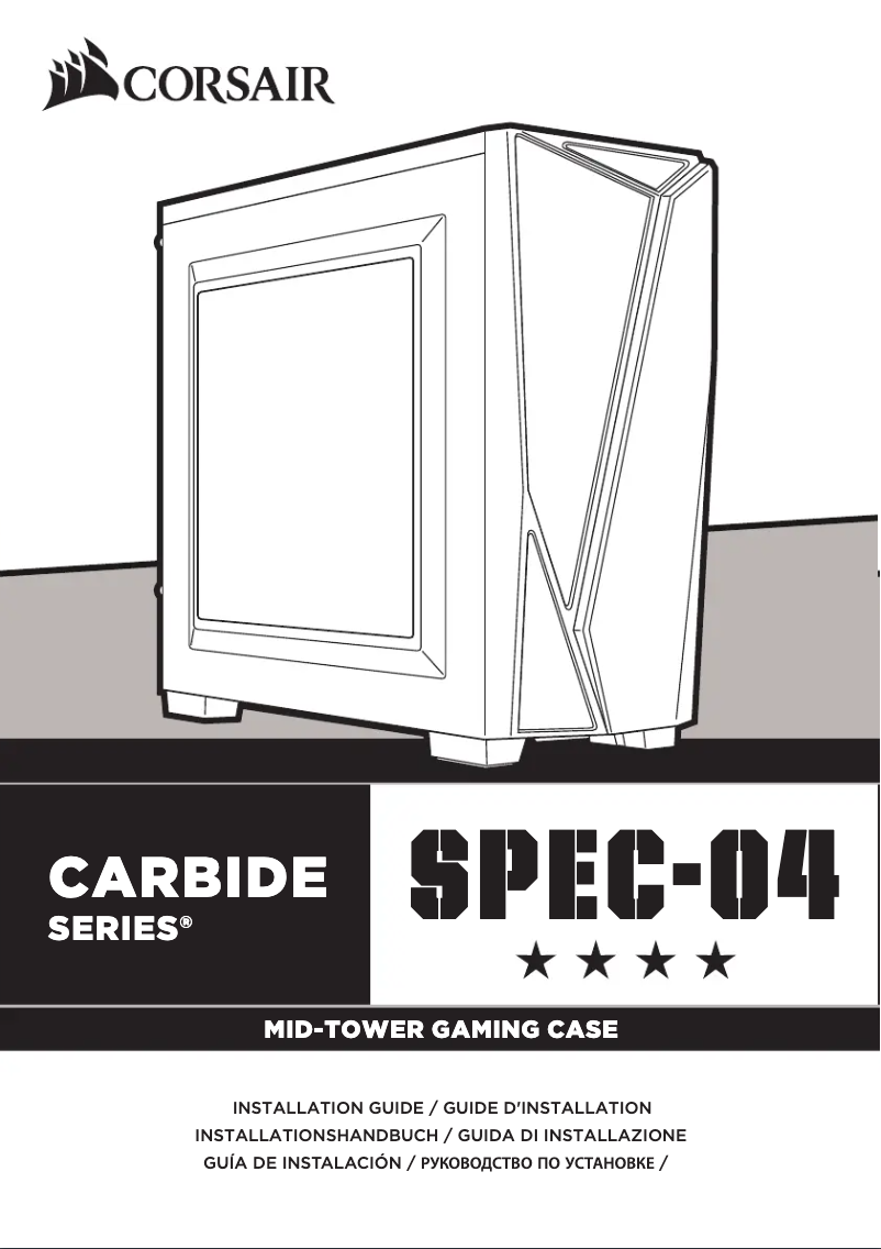 Image de la première page du manuel de l'appareil Carbide SPEC-04
