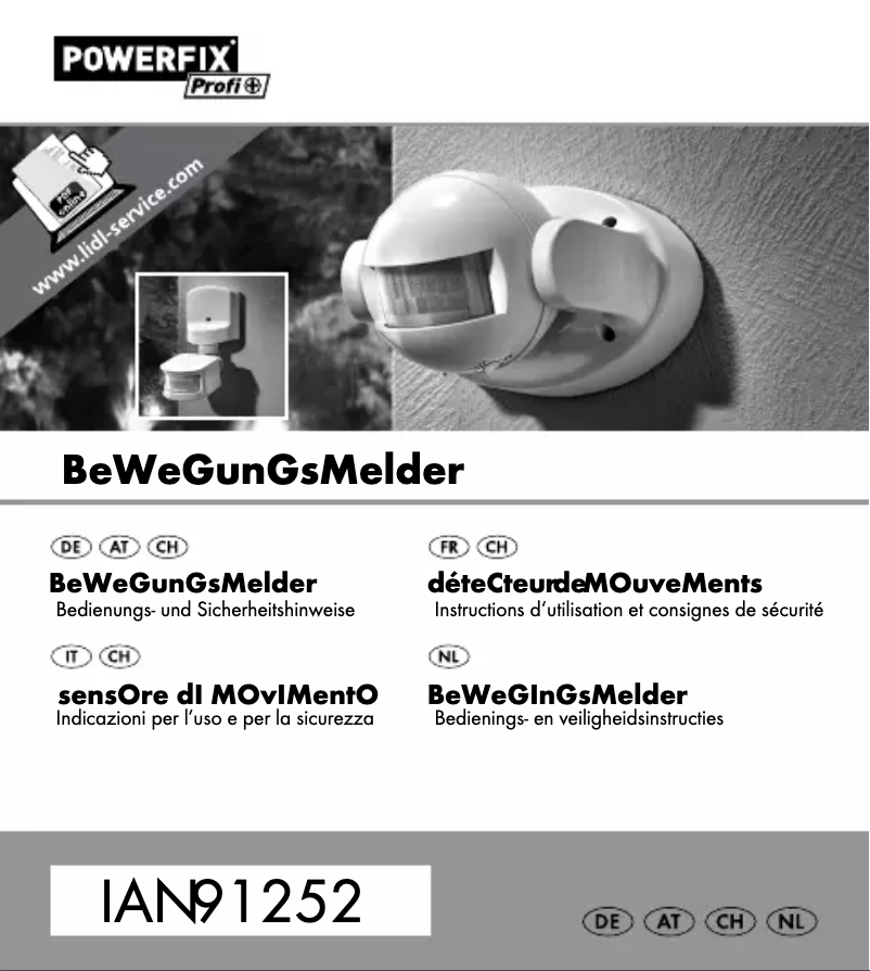 Página 1 del manual Manual de usuario Powerfix Z31712