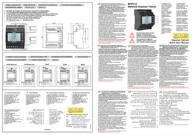 Page n°1 - Guide de démarrage rapide ENTES MPR-24-D