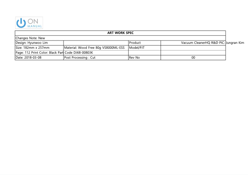 Page 1 de la notice Manuel utilisateur Samsung SS80N8014KW