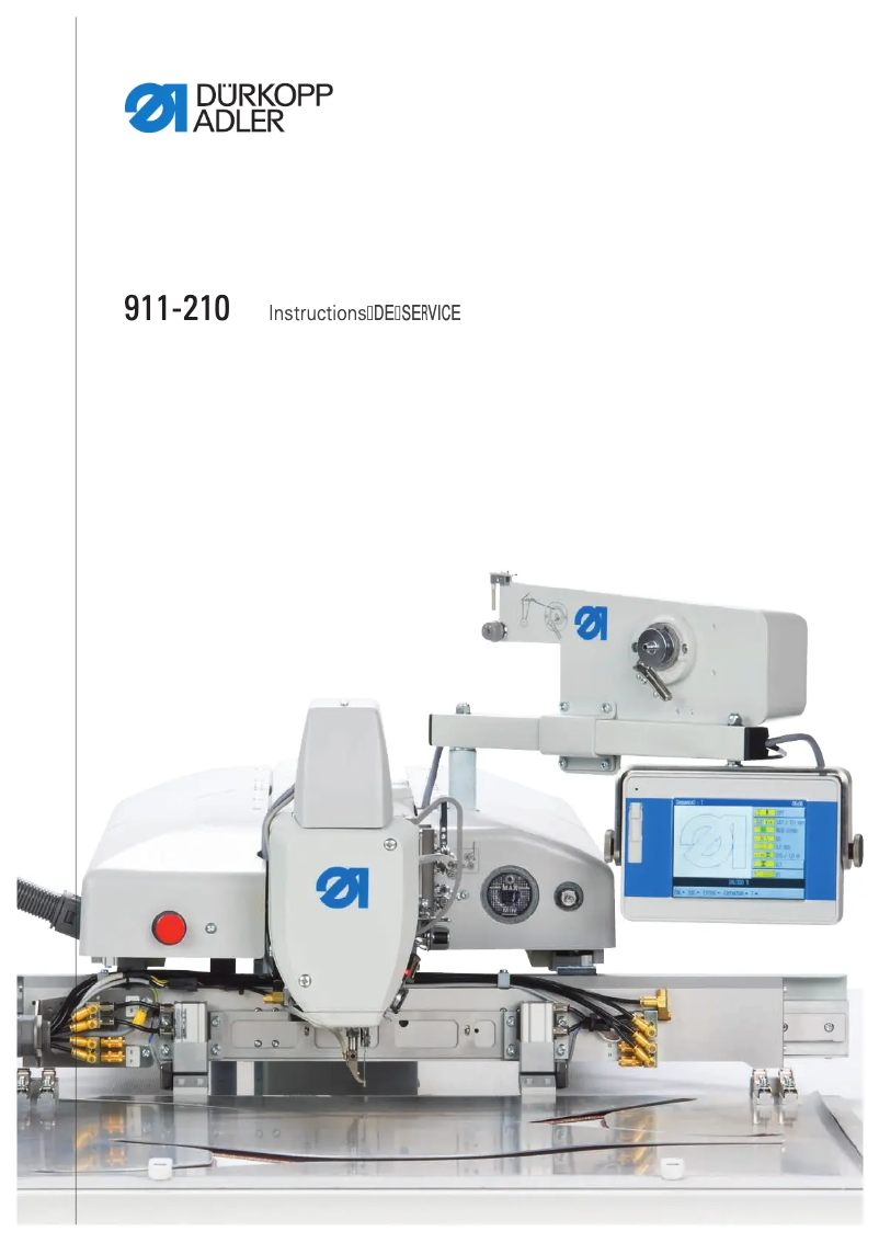 Page 1 de la notice Manuel utilisateur Dürkopp Adler 911-210
