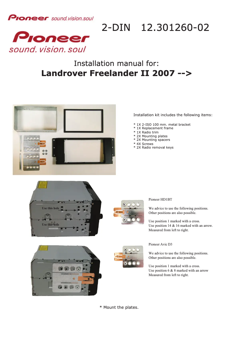 Image de la première page du manuel de l'appareil 12.301260-02