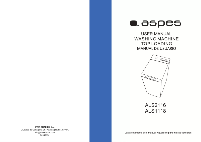 Image de la première page du manuel de l'appareil ALS1118