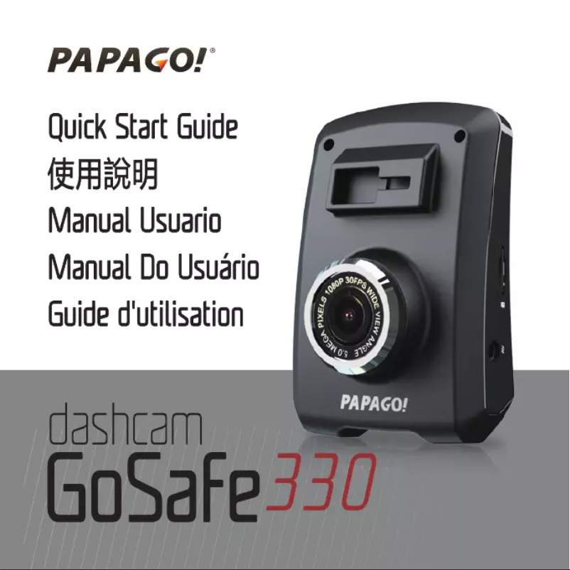 Page n°1 - Manuel utilisateur Papago GoSafe 330