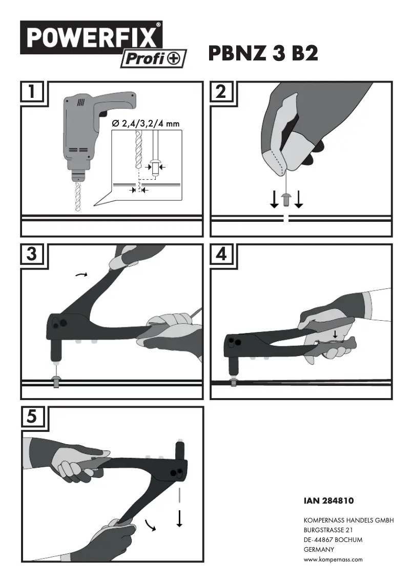 Página 1 del manual Manual de usuario Powerfix PBNZ 4 B3