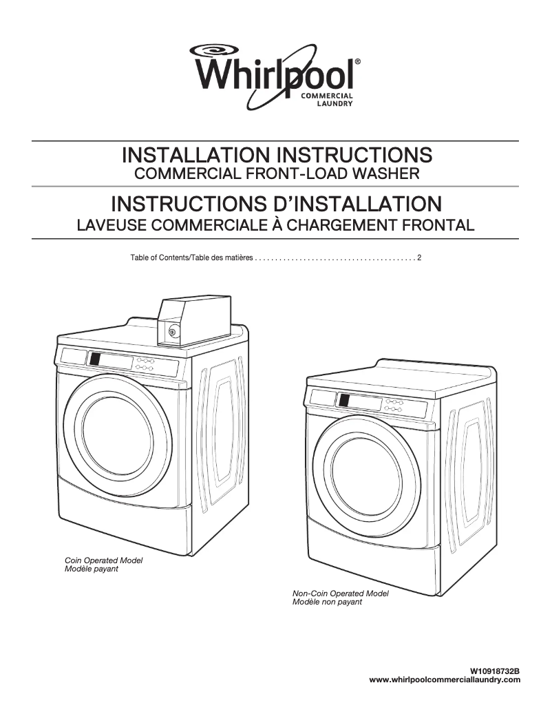 Página 1 del manual Manual de usuario Whirlpool CHW9150GW