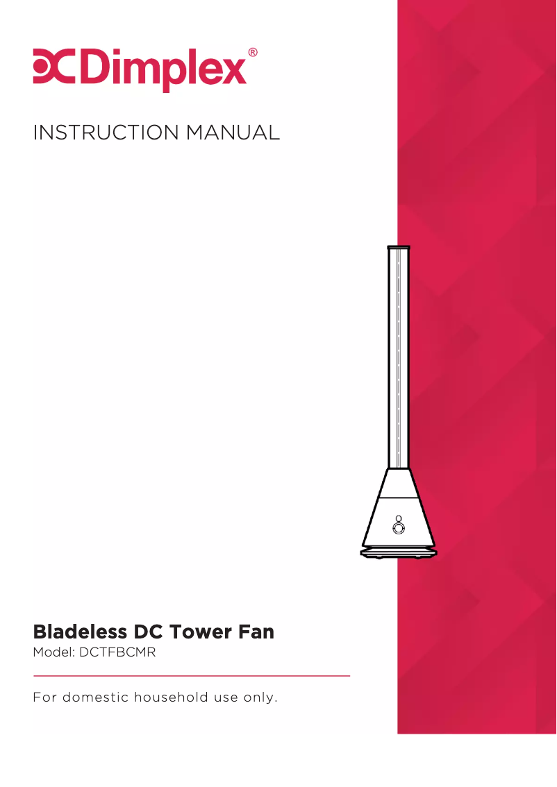 Page 1 de la notice Manuel utilisateur Dimplex DCTFBCMR