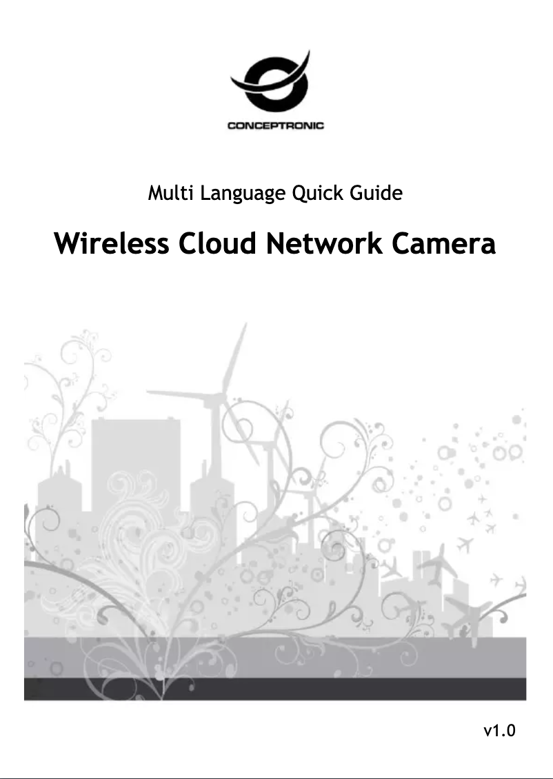 Page 1 de la notice Manuel utilisateur Conceptronic CIPDCAM720