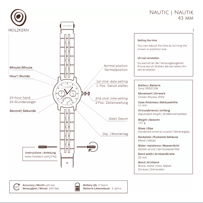 Image de la première page du manuel de l'appareil Palancar