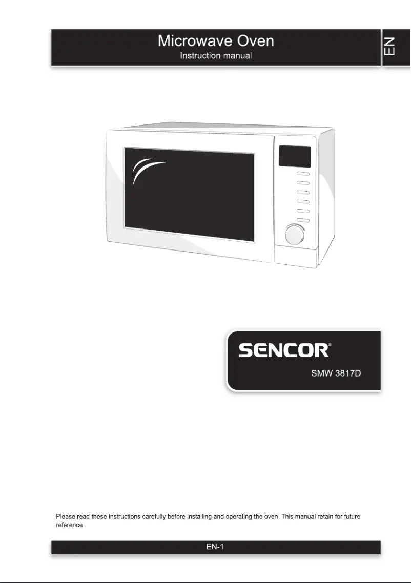 Image de la première page du manuel de l'appareil SMW 3817D