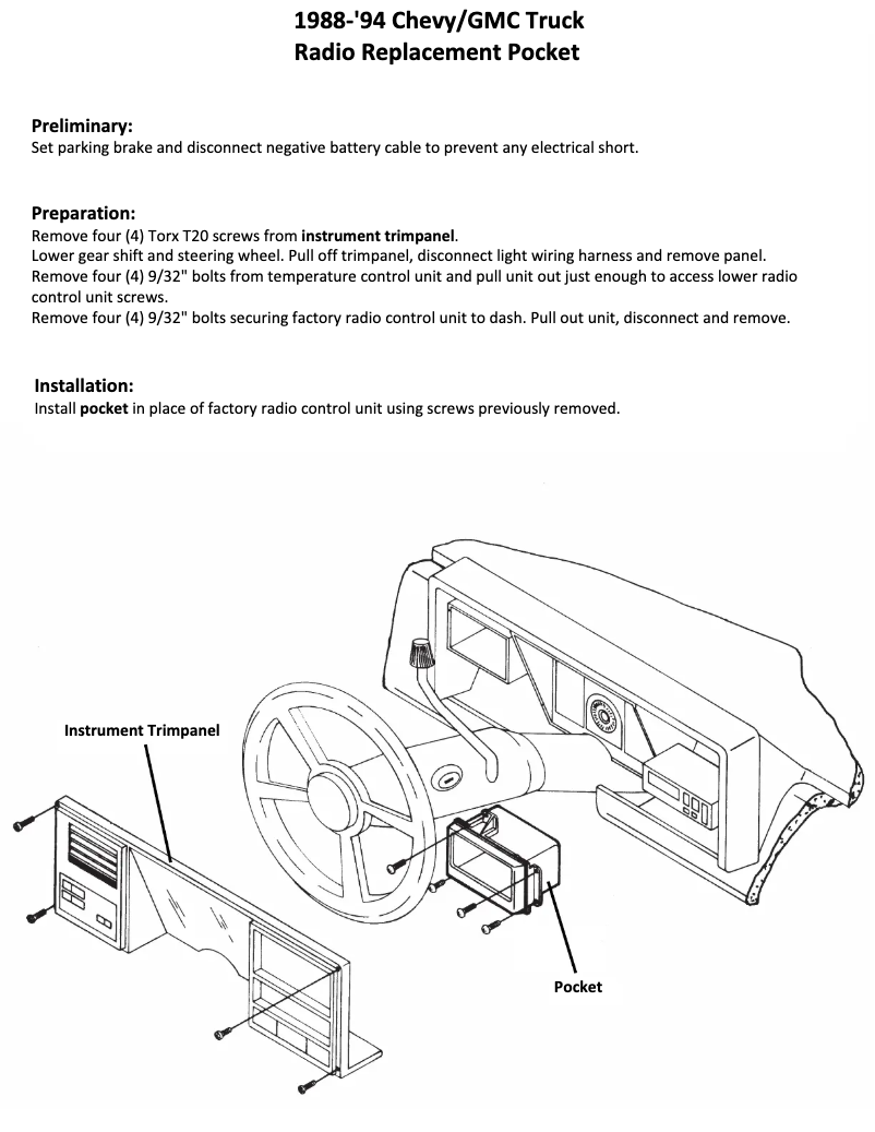 Page n°1 - Manuel utilisateur Metra 88-00-3301