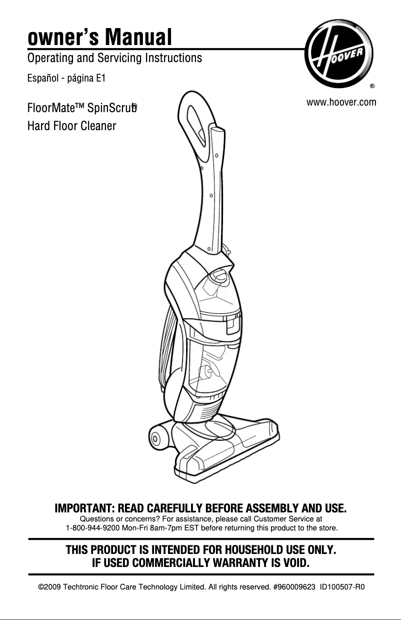 Image de la première page du manuel de l'appareil FH40010B