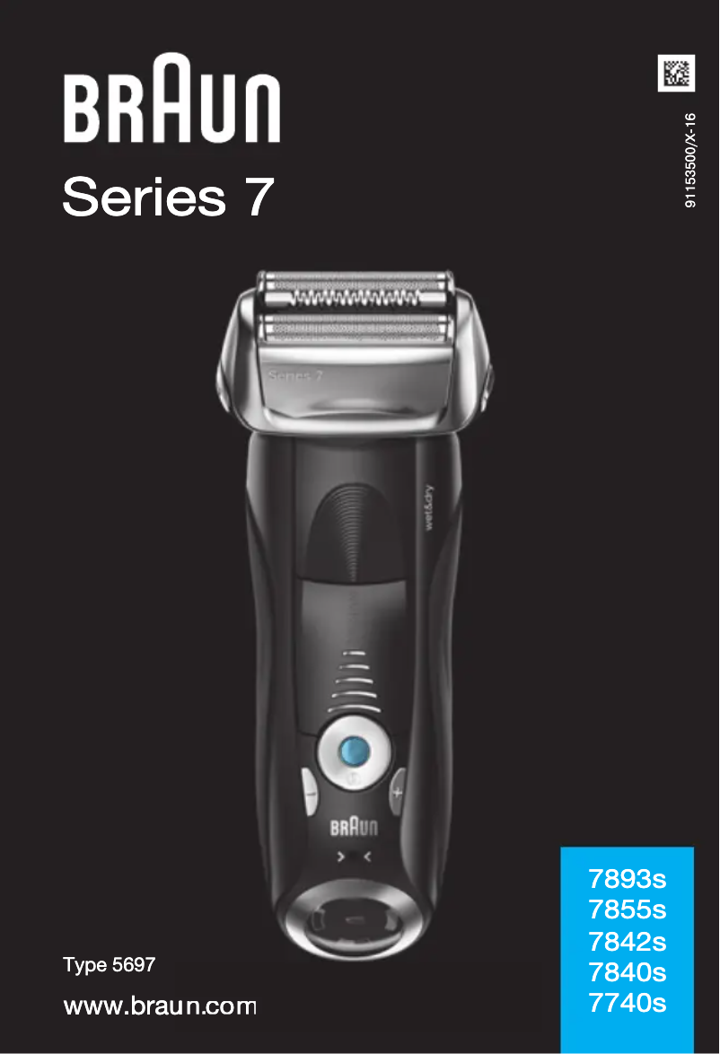 Image de la première page du manuel de l'appareil Series 7 7840S