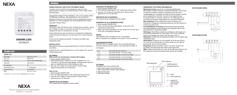 Image de la première page du manuel de l'appareil MWMR-2300