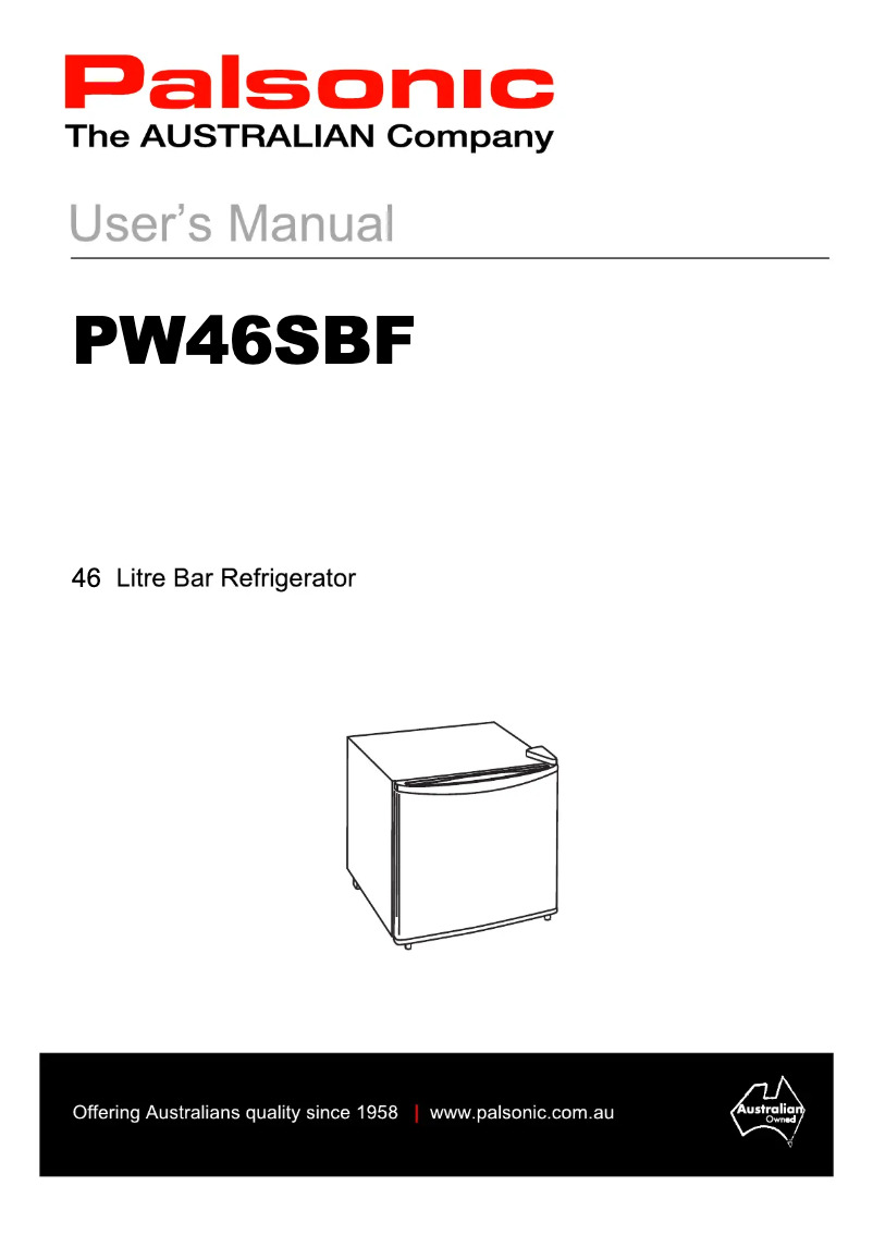 Image de la première page du manuel de l'appareil PW46SBF