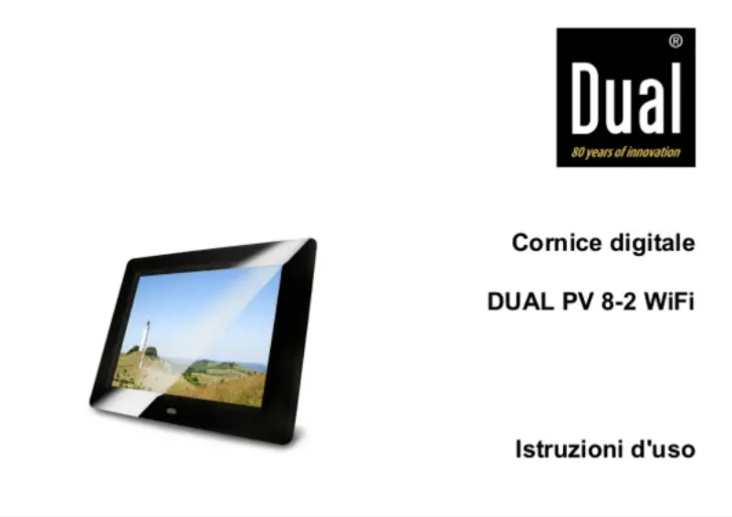 Image de la première page du manuel de l'appareil PV 8-2 WiFi