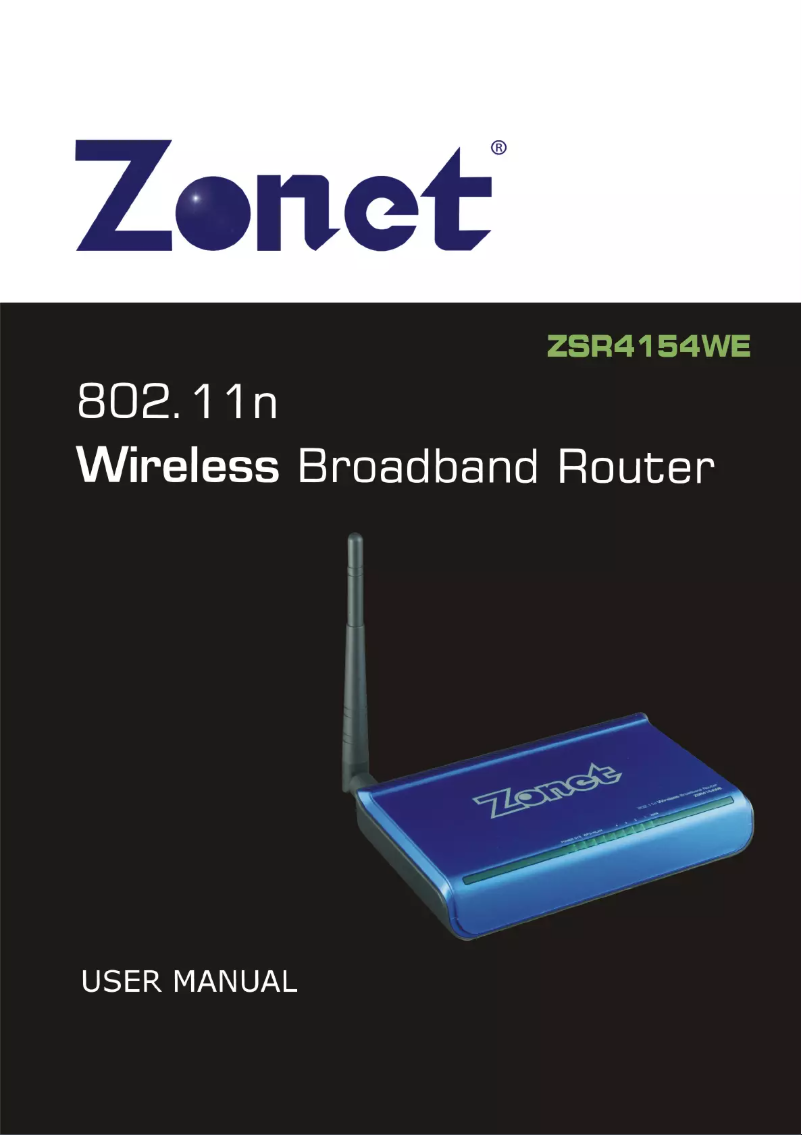 Imagen de la primera página del manual del dispositivo ZSR4154WE
