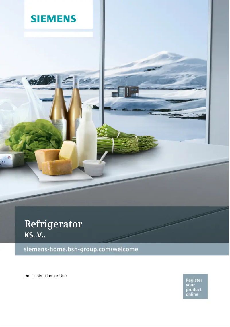 Page n°1 - Manuel utilisateur Siemens iQ500 KS36VAI4P