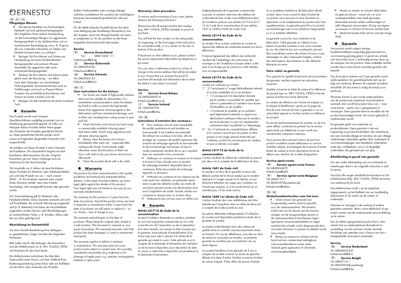 Página 1 del manual Manual de usuario Ernesto IAN 360257