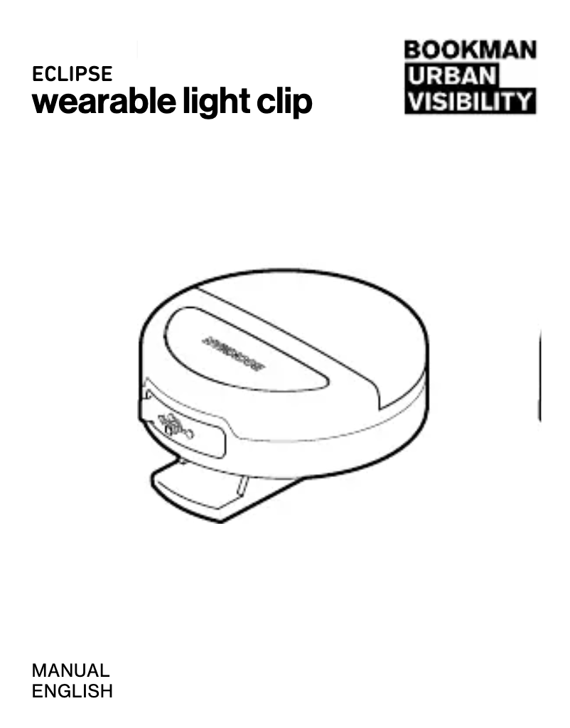 Image de la première page du manuel de l'appareil Eclipse