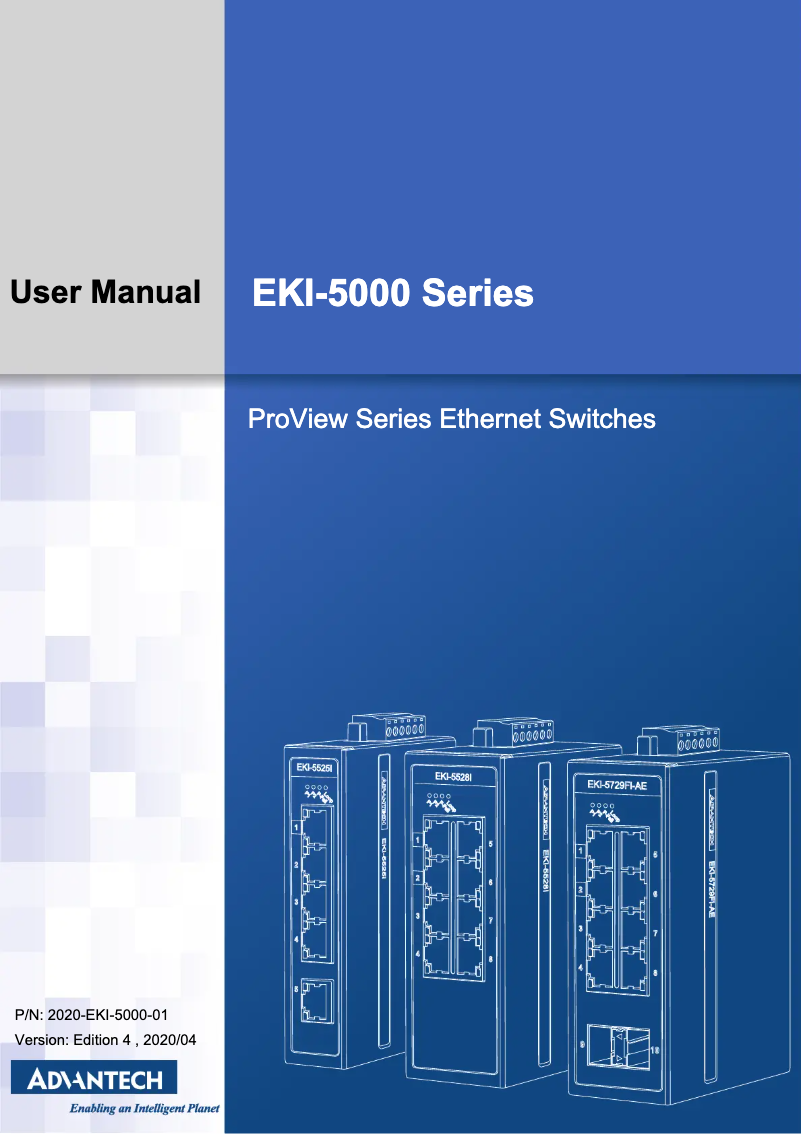 Image de la première page du manuel de l'appareil EKI-5629CI-AE