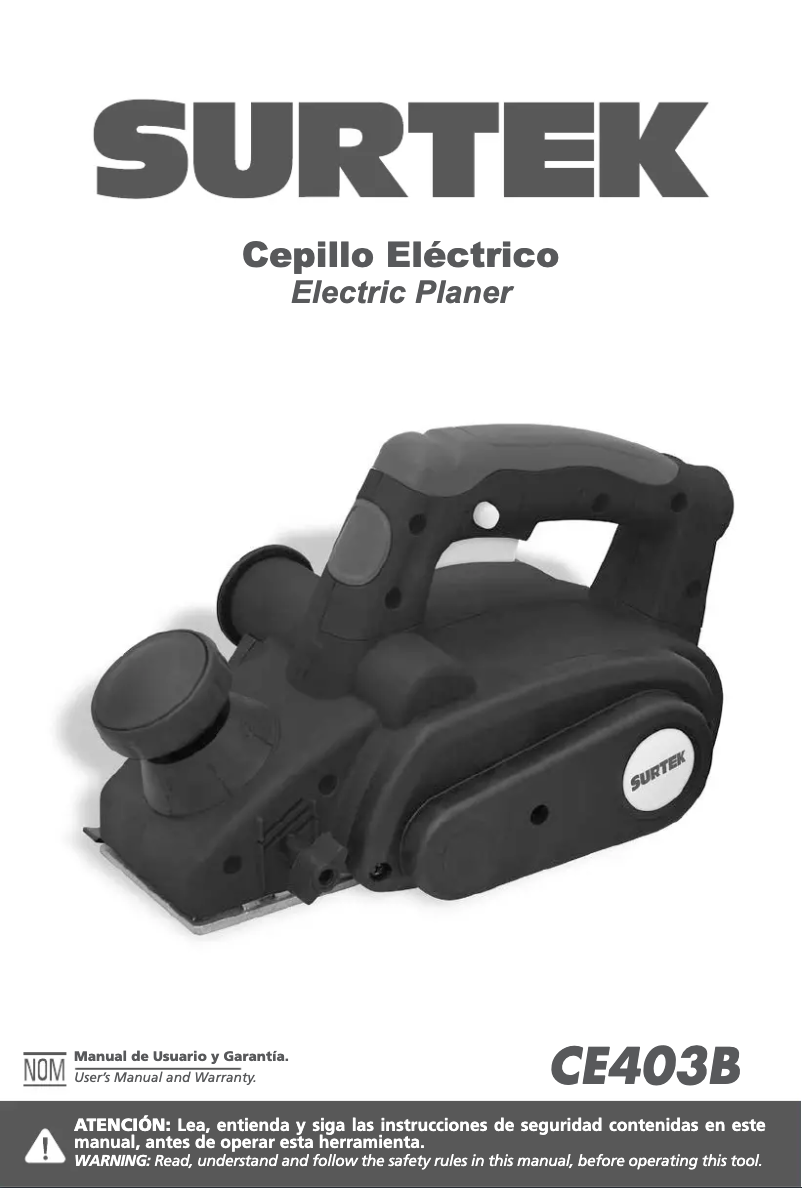 Imagen de la primera página del manual del dispositivo CE403B