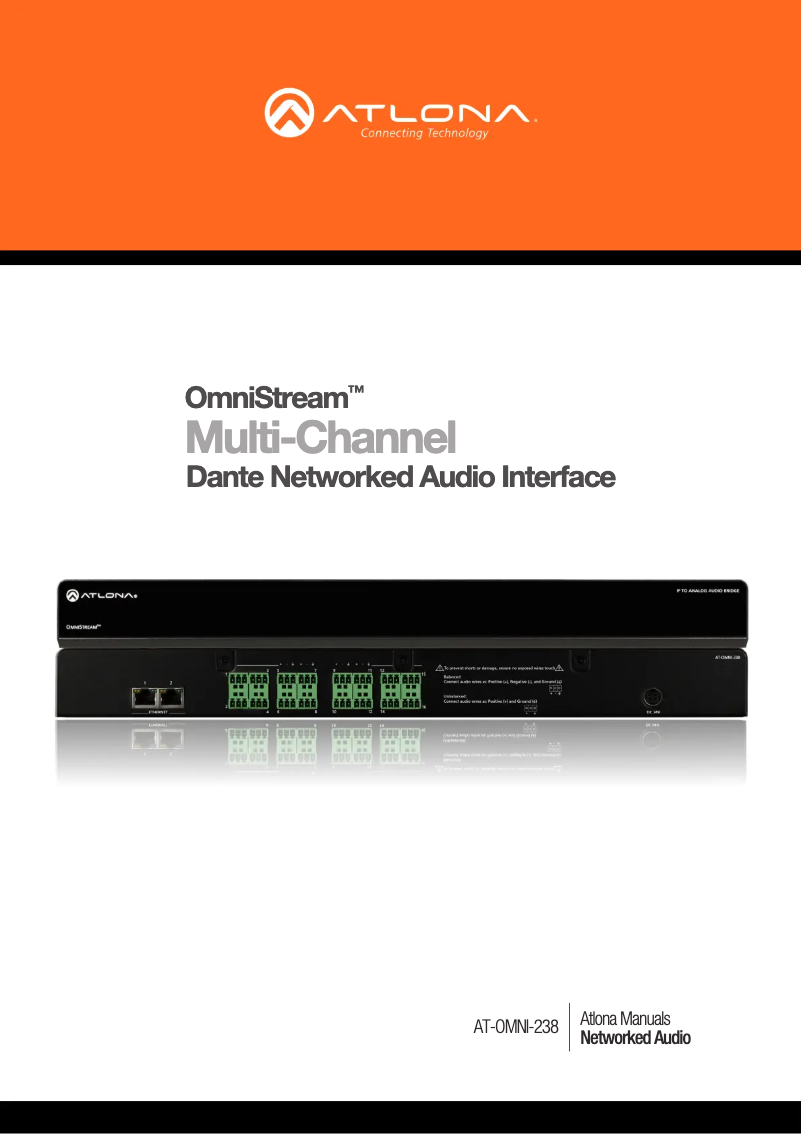Página 1 del manual Manual de usuario Atlona AT-OMNI-238