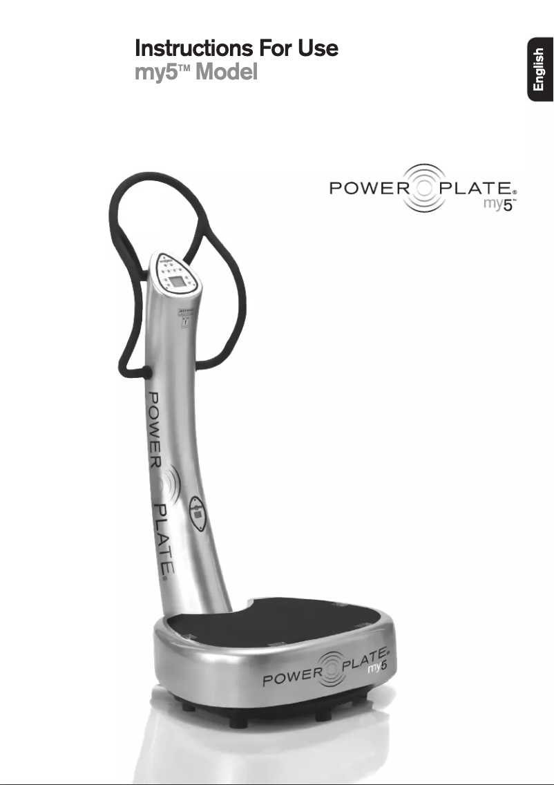 Image de la première page du manuel de l'appareil My5