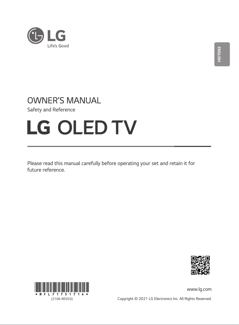 Página 1 del manual Manual de usuario LG OLED48C1PVB