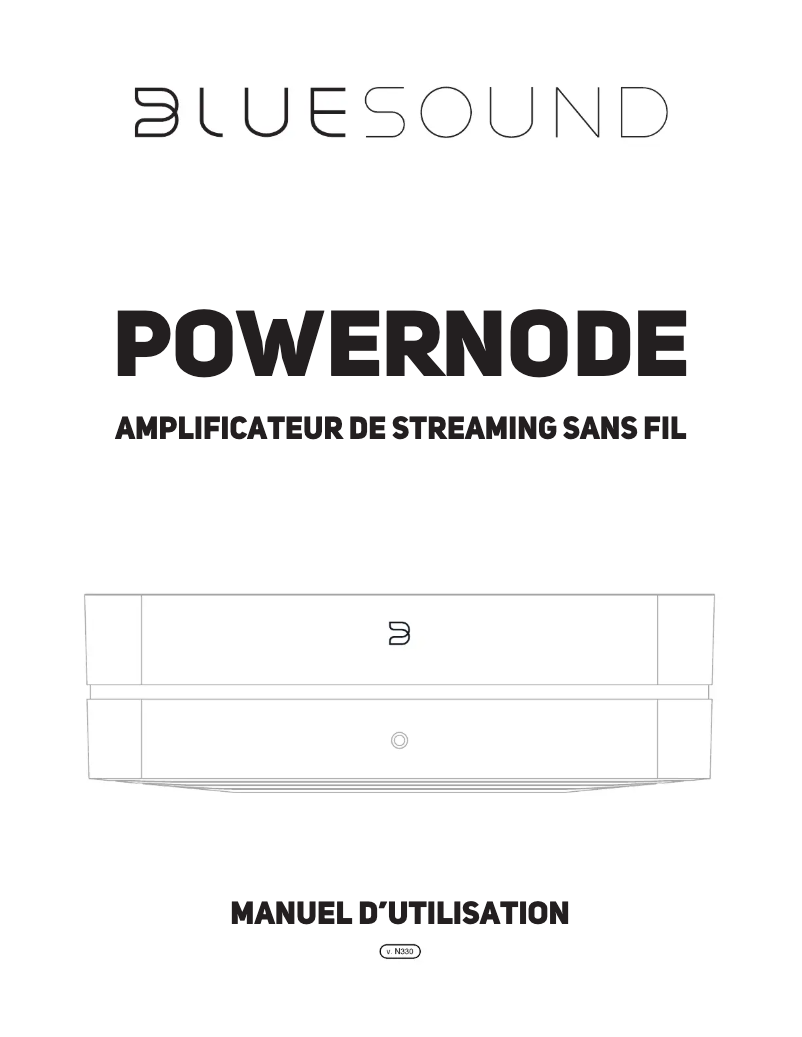 Page n°1 - Manuel utilisateur Bluesound PowerNode N150