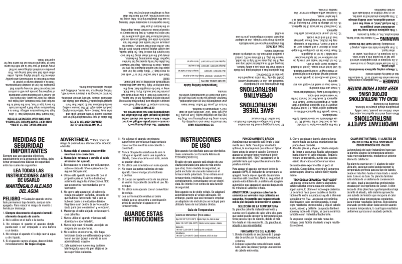 Page 1 de la notice Manuel utilisateur Conair CS65B