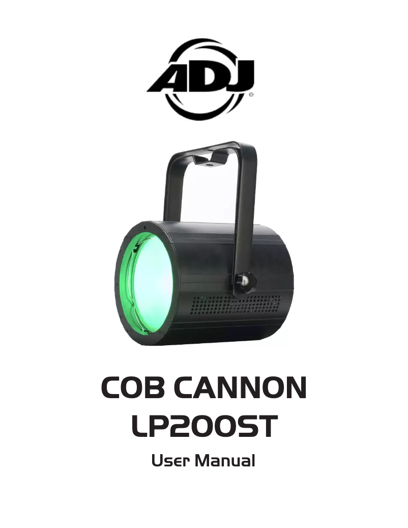 Image de la première page du manuel de l'appareil COB Cannon LP200ST