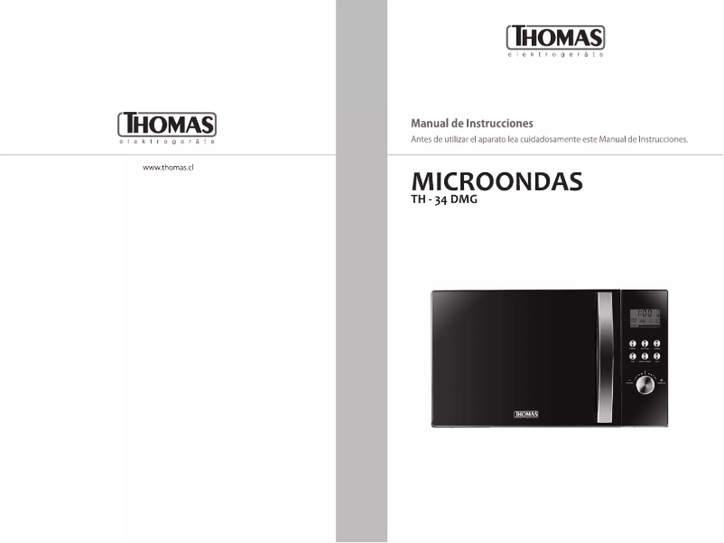 Page 1 de la notice Manuel utilisateur Thomas TH-34DMG