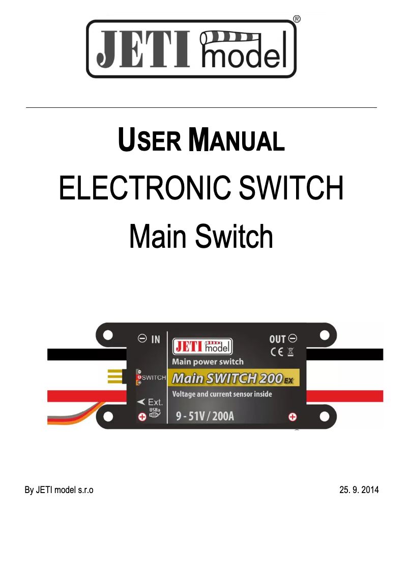 Image de la première page du manuel de l'appareil J-MSW-200-MS