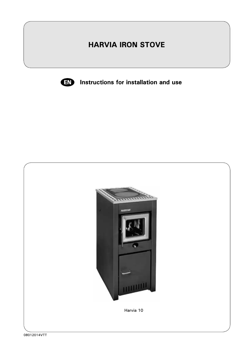 Page 1 de la notice Manuel utilisateur Harvia Kamina WU100