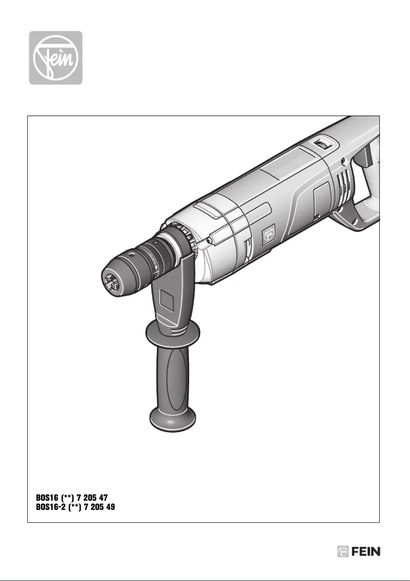 Página 1 del manual Manual de usuario Fein BOS 16-2