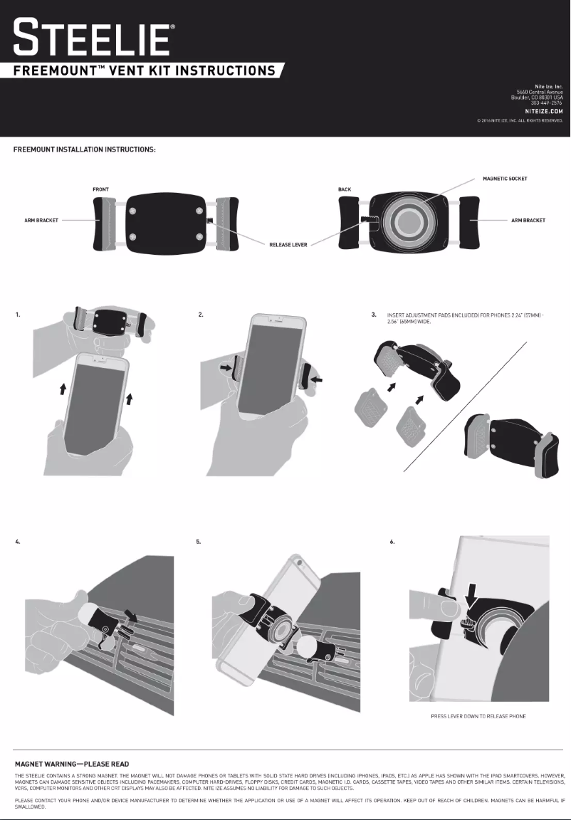 Image de la première page du manuel de l'appareil NI-STF-01-R7