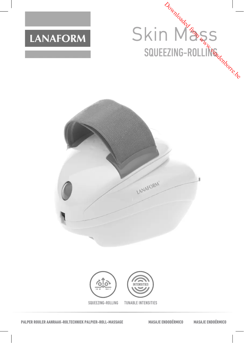 Page n°1 - Manuel utilisateur Lanaform Skin Mass