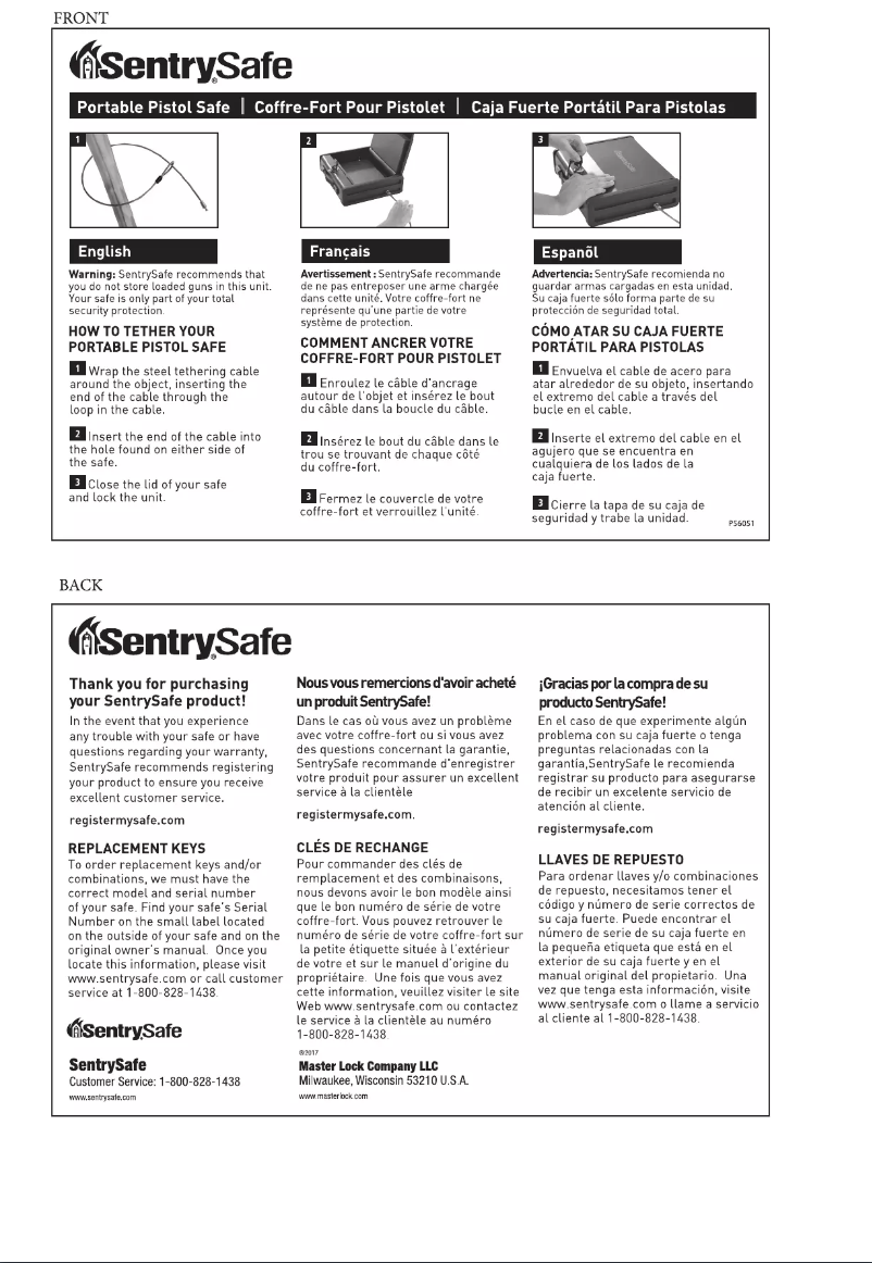 Image de la première page du manuel de l'appareil PP1K