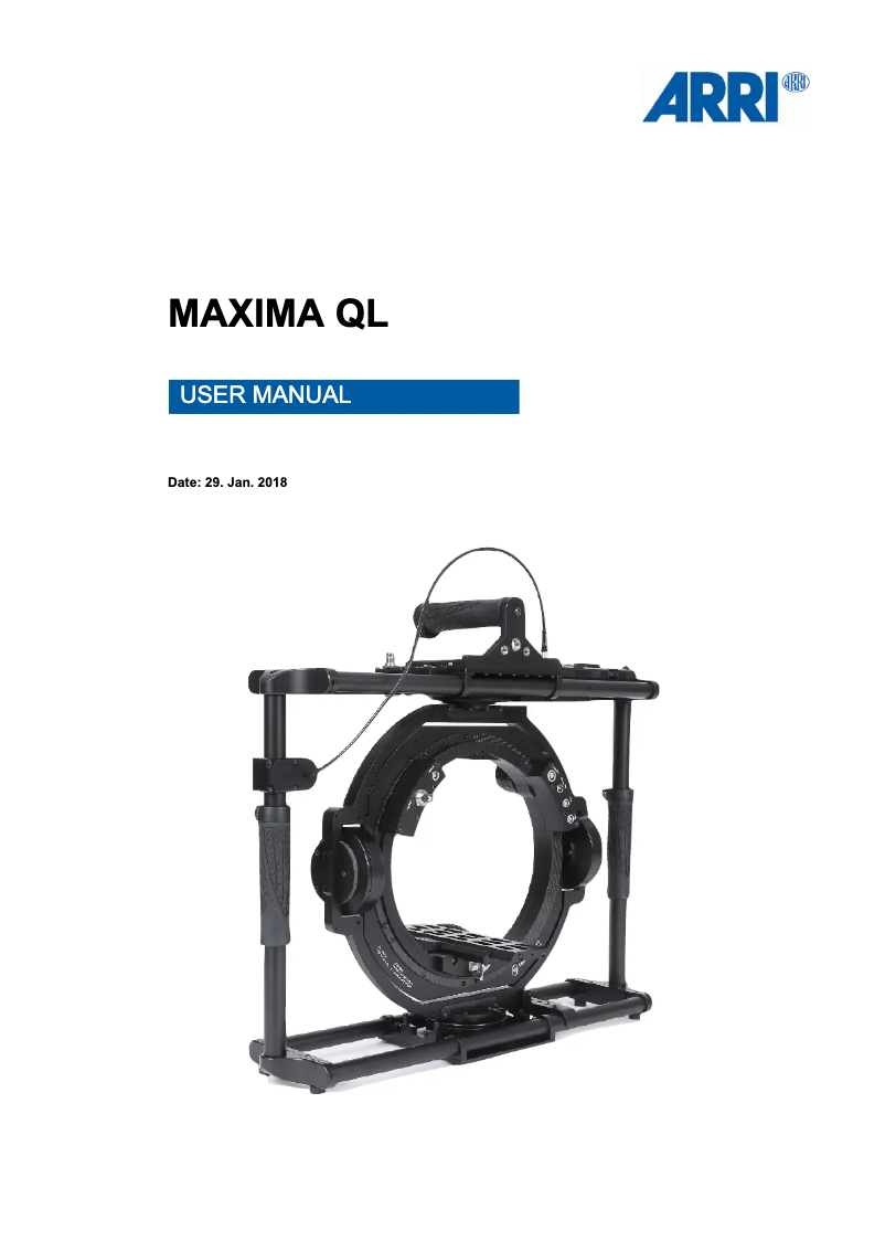 Imagen de la primera página del manual del dispositivo Maxima QL