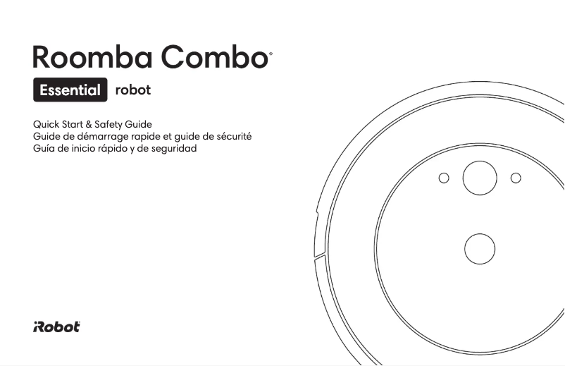 Image de la première page du manuel de l'appareil Roomba Combo