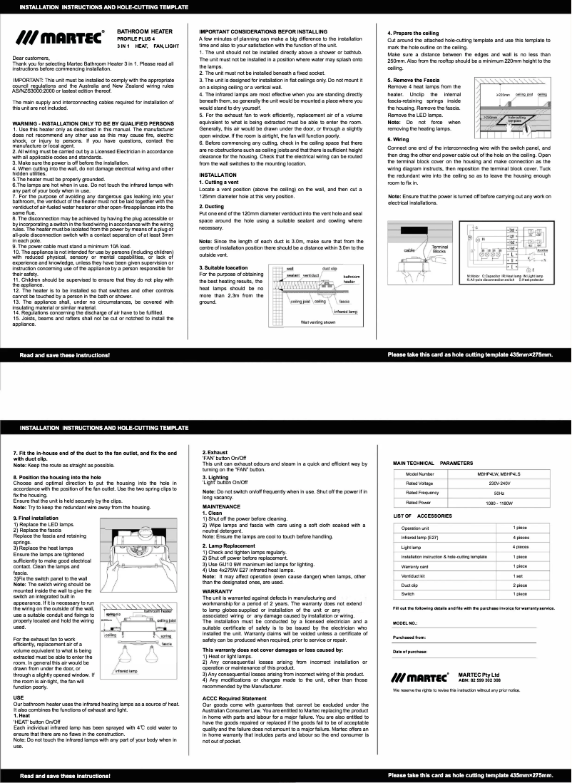 Image de la première page du manuel de l'appareil Profile Plus 4