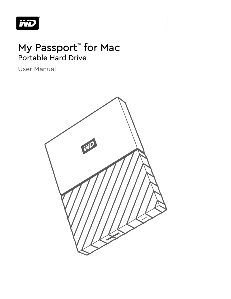 Image de la première page du manuel de l'appareil My Passport Mac