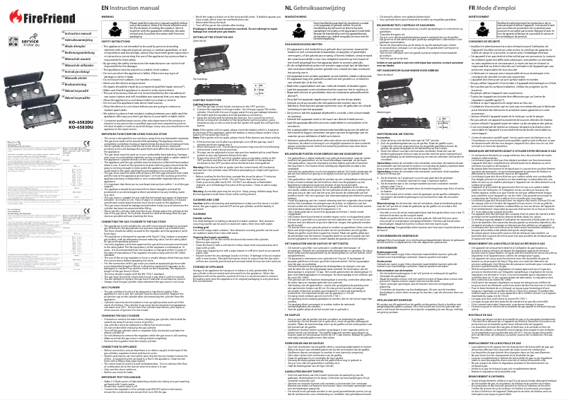 Image de la première page du manuel de l'appareil KO-6583DU