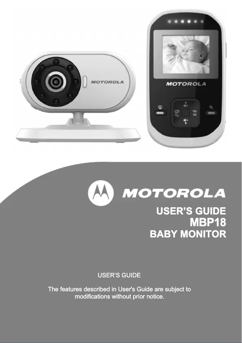 Page 1 de la notice Manuel utilisateur Zebra MBP18